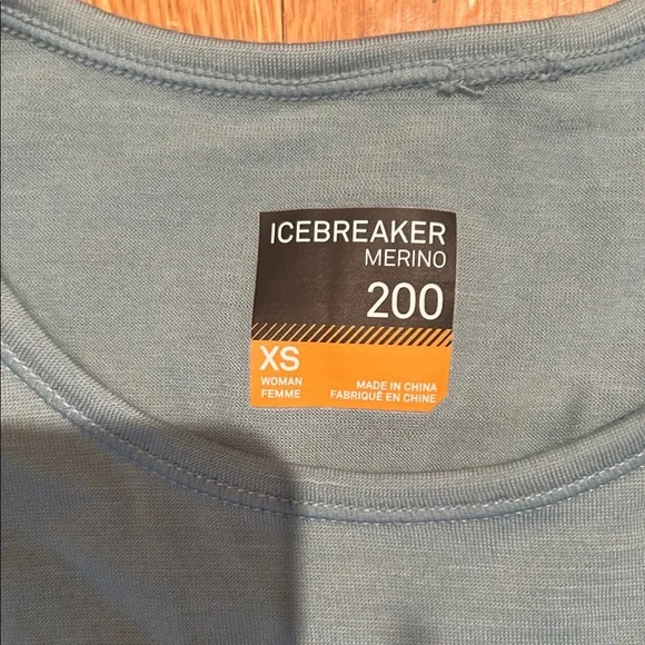 Icebreaker Merino Blue Top - Picture 2 of 3